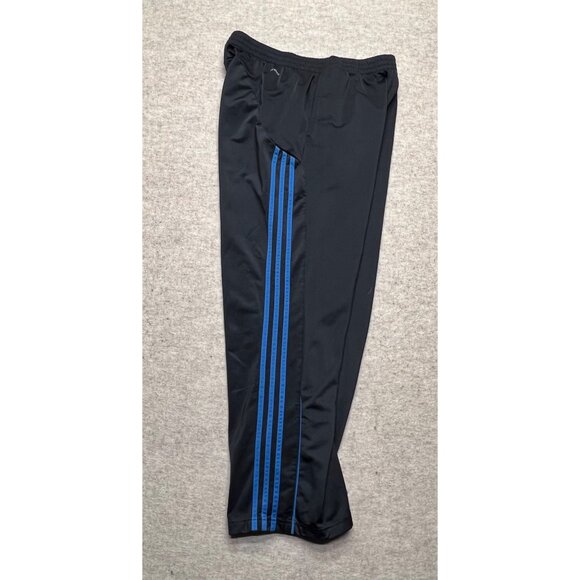 Adidas Active 360 Black & Blue Three Stripe Activewear Pants Men's Size Large - Picture 7 of 9